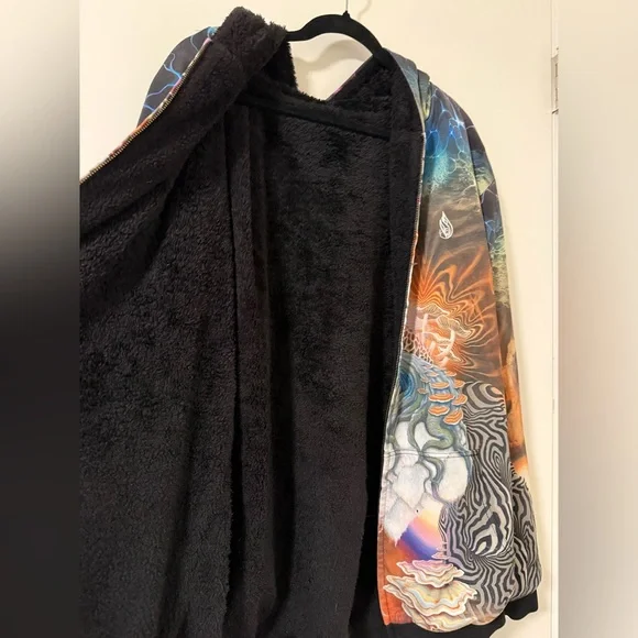 Threyda Neurogenesis Sherpa Hoodie by Blake Foster - size XXL - Picture 6 of 14